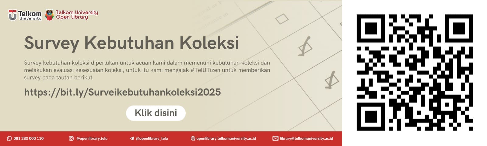 Survei Kebutuhan Koleksi